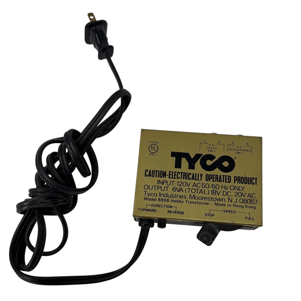 Vintage TYCO 899B Hobby Transformer HO Scale Train Power Pack Controller
